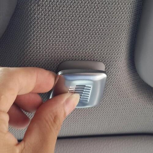 2pcs Car Roof Microphone Cover Trim ABS For BMW X1 E84 F48 X3 f25 X5 f15 X6 F15 G05 G07 GT G30 G11 G12 f20 f30 f10 X2 F47 2019