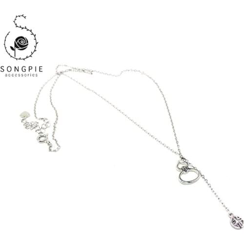 Fashion 925 Sterling Silver Necklace Gourd Pendant Necklace Daily Classic Fashion Necklace