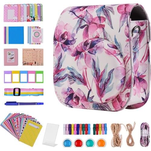 12-in-1 Instant Camera Accessories Bundle Kit for Fuji Instax Mini 11 with Camera Bag/Photo Album/Photo Clips/Stickers/Filters