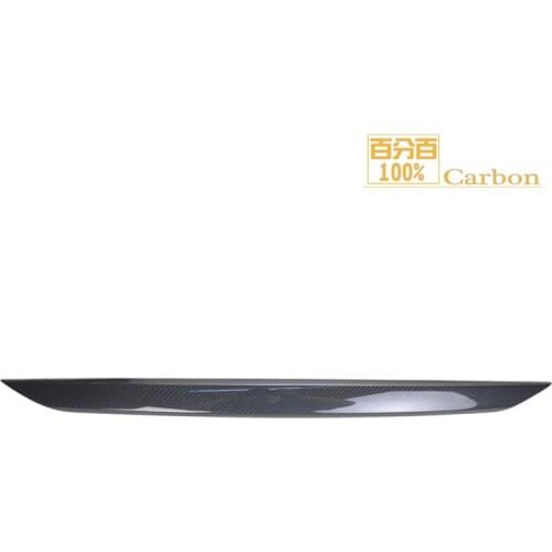 Tailgate Door Trims For Infiniti Q50 Q50S 2018up Real Dry Carbon Fiber Rear Trunk Trims Grille Panel