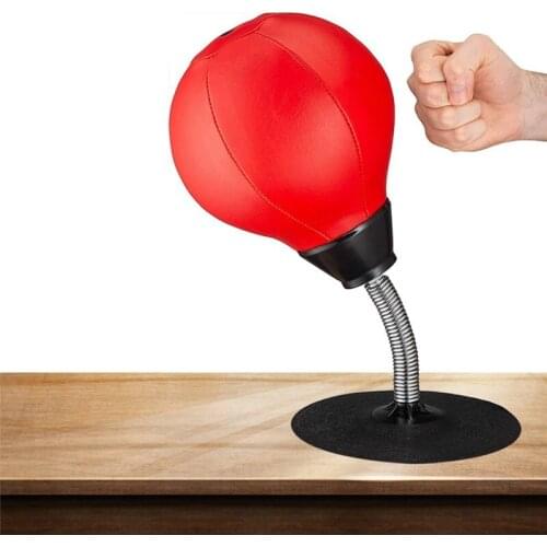 2021 New PU Desktop Boxing Ball Stress Relief Fighting Speed Reflex Training Punch Ball Muay Tai Exercise Sports Equipment