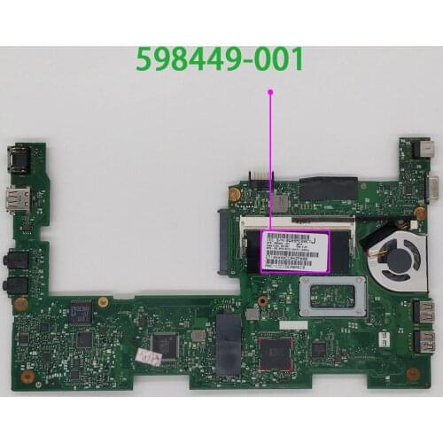 598449-001 w N470 CPU for HP Mini 5102 Laptop Motherboard Mainboard Tested