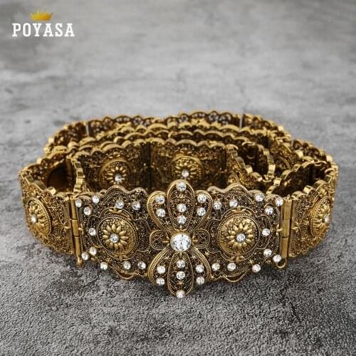 Luxury Gun metal color women belt chain metal waistband jewelry long adjustable length wedding caftan dress belt