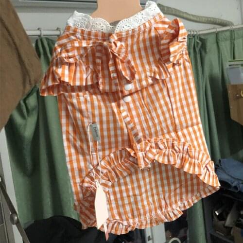 Dog Shirt Summer Cat Puppy Doggie Costumes Chihuahua Yorkshire Pomeranian Poodle Bichon Schnauzer Pet Clothing Outfit Dropship