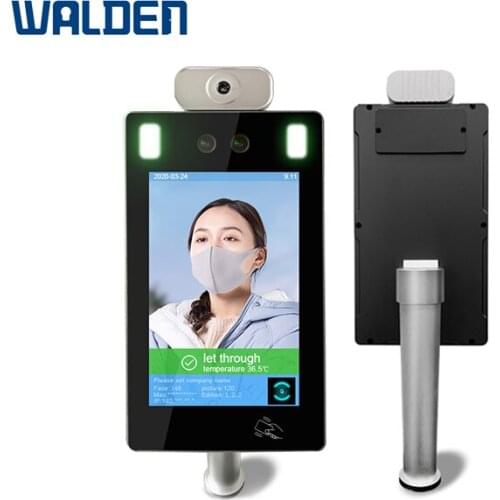 AI Automatic Detect No Contact Face Recognition High Fever Alarm Body Temperature Measurement System