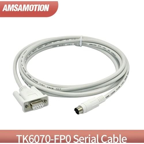 TK6070-FP0 For Panasonic FP0/FP2/FP-X Series PLC Connect Veinview TK6070IH/IK/IPTouch Panel HMI Programming Cable TK6070FP0