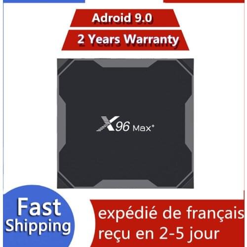 Best x96Max+ 4G 64G iptv box android tv box Amlogic S905X3 Android 9.0 4G 32G x96 max plus Media Player smart ip tv set top box