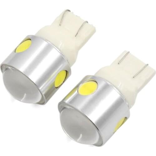 Uxcell 2Pcs T20 7440 7443 5W White COB LED Car Tail Brake Backup Reverse Light