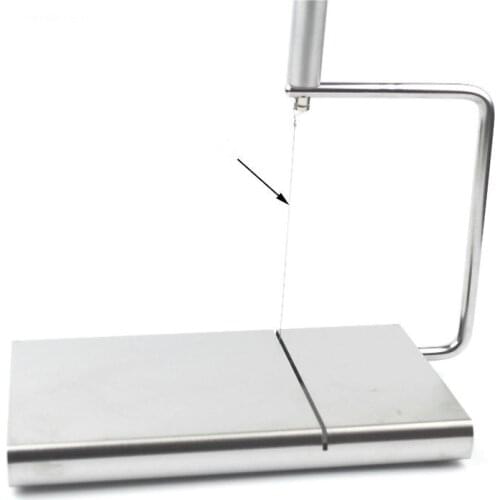 1PC Practical Cheese Slicer Stainless Steel Butter Cake Cutting Knife Kitchen Cooking Tool Gadgets Accessories OK 0530
