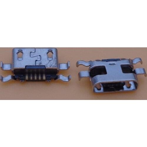 10pcs/lot Micro mini Usb Charger Charging jack socket Connector Plug Dock Port Tail replacement repair parts 5pin For ZTE Z970