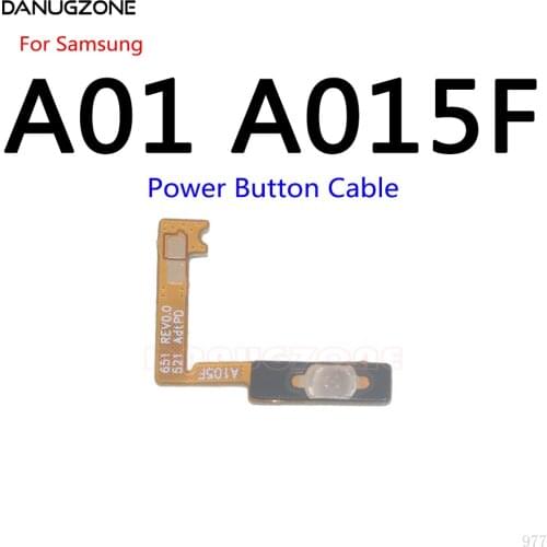 10OCS/Lot For Samsung A01 A11 A115F A21 A215F A31 A315F A41 A51 A71 Power Button On / Off Volume Button Mute Switch Flex Cable