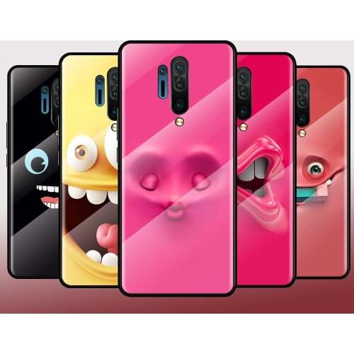 3D funny face_3D funny face Tempered Glass Hot New Shell Luxury Cover For Oneplus 7 7T 8 Z 8 8T 9 9R Nord PRO 5G Phone Case