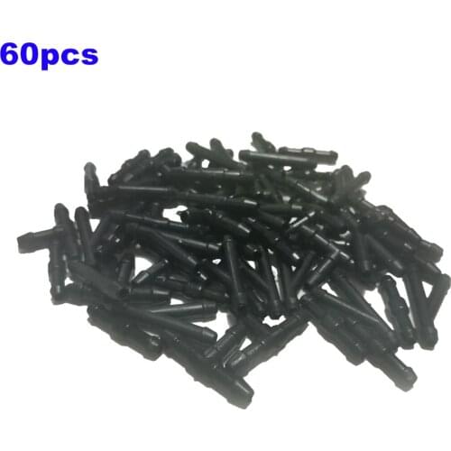 60pcs/Lot Plastic Car Windshield Washer Nozzles Hose Water Tube T/Y/I Type Connector Splitter Black ar Accessories