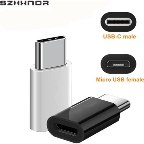 Micro USB to USB Type C Adapter for Galaxy S8 S9 Plus Note 8 C9 Fast Charger for huawei p20 lite p10 honor 9 10 Sony Xperia XA1