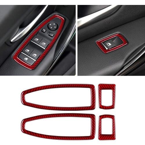 Car Window Lifter Control Frame Switch Armrest Panel Decoration for BMW 3 Series GT F30 F32 F34 2013 2014 2015 2016 2017