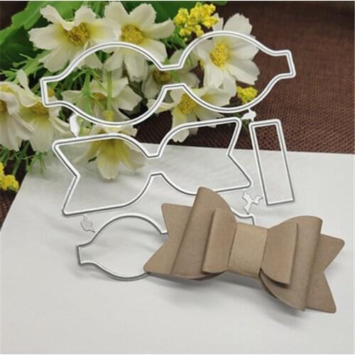 Bowknot Bows metal cutting dies cut die mold Christmas flower leaves Scrapbook paper craft knife mould blade punch stencils dies