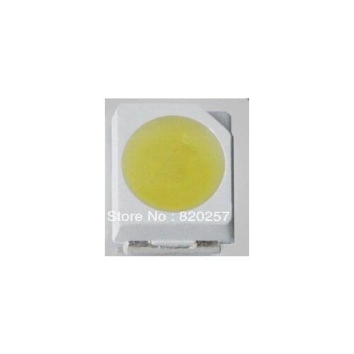 Free shipping 2000pcs lot PLCC2 3528 1210 smd led chip 3-4lm cool white 6000-7000K