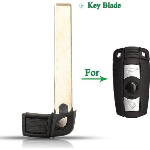 Bilchave Remote Car Key Blade Fob For BMW E90 E60 E91 E92 Key Fob 1 3 5 6 7 Series Uncut Blade Replacement