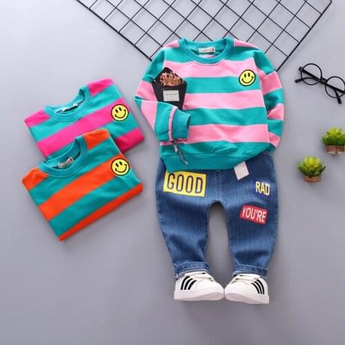 Children Clothing New Autumn Spring Toddler Baby Boys Clothes Cartoon Outfit Kids Clothes Girls Sport Suit For Boys Clothing Set