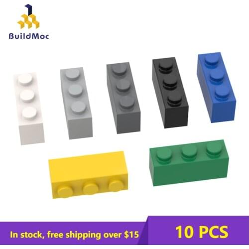 10PCS MOC 3622 DIY Parts Building Blocks Thick Figures Bricks 1x3 Dots Educational Creative Plastic Toys KIds Boys Girls Gift