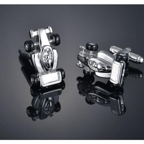 Car racing formula sleeve nail French long sleeve shirt sleeve nail shirt accessories Cufflinks