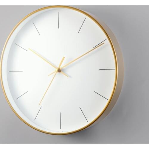Living Room Wall Clocks Home Decor Hanging Simple Loft Style Silent Waterproof Minimalist European Watch House Klok Designer