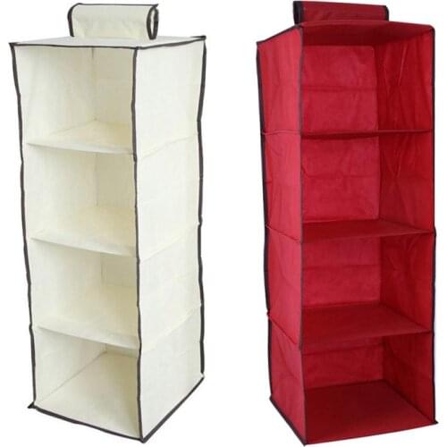 New Hanging Rack Bag Closet Wardrobe Shoes Garment Organizer Rack Stand Holder Wardrobe Hanging Bag Bedroom Home Organization