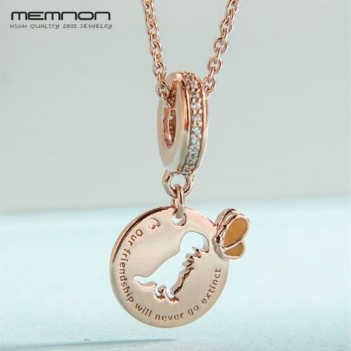 2019 New Autumn Dinosaur & Butterfly Friendship Charms 925 sterling Silver beads fit bead Bracelets Necklaces charm DIY Jewelry