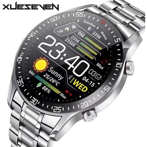 2021 New Smart Watches Men Full Touch Screen Sports Fitness Watch IP67 Waterproof Bluetooth For Android ios smartwatch Mens+box