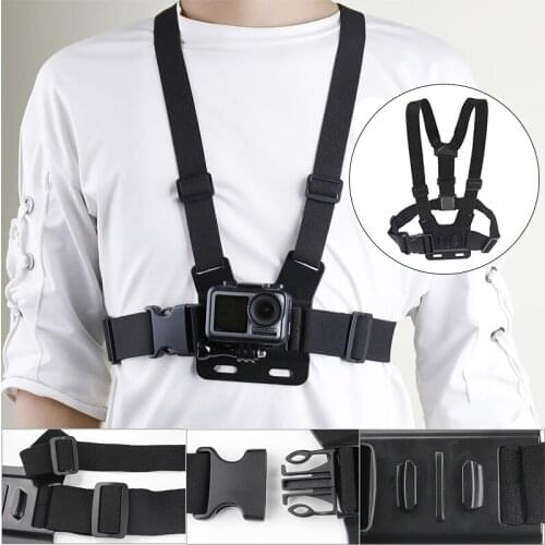 Osmo action Chest Strap Camera Adapter Strap For DJI osmo action camera Gopro Hero 7 6 Insta360 Sjcam Action Camera Accessories