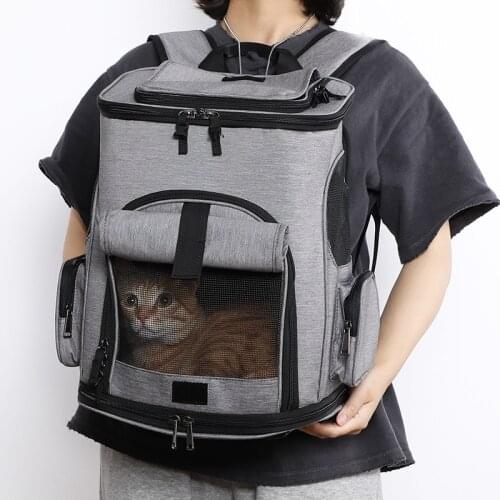 Cat Bag Dog Bag Foldable Pet Bag Out Portable Breathable Backpack dog carrier cat backpack pet accessories dogs cat travel bags