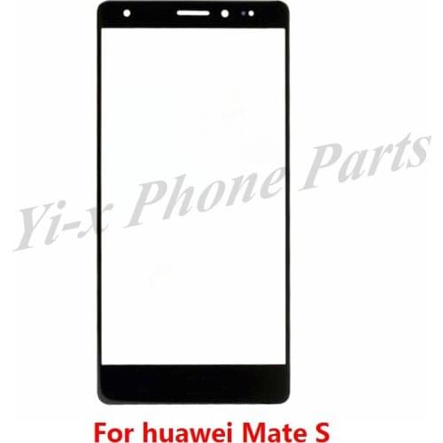2pcs/lot Touch Screen Glass For Huawei mate S Front Outer Glass Lens Replacement Parts For huawei MTS with White/Black/Gold