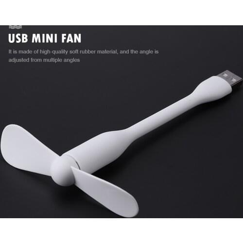 Mini Flexible Bendable USB Fan for Power Bank Laptop PC Notebook Computer Portable Hand Fan Computer Mini fan USB Gadget