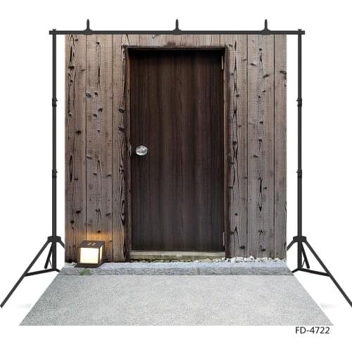 Wooden Texure Wall Door Photo Backdrops Vinyl Cloth Background Photography Props for Children Baby Portrait Pets Toy Photocall