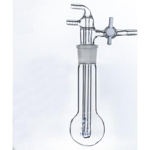 100ml 29# Laboratory Glass Micro sublimator sublimation flask with Stopcock