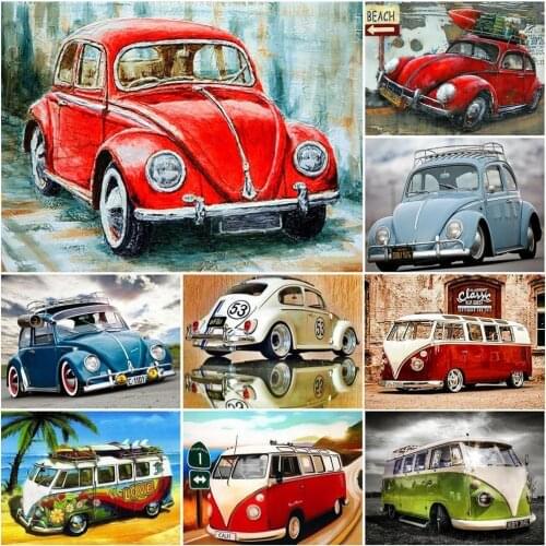5D DIY Diamond Painting Car Full Square Diamond Embroidery Sale Diamond Mosaic Color Autos Home Decoration Gift