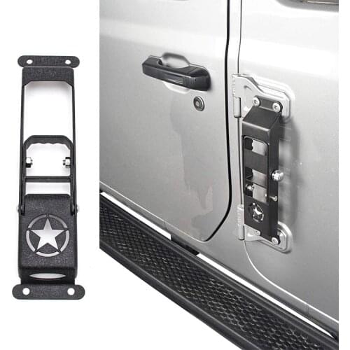 Car Auxiliary Pedal Upper Roof Doorstep Ladder for Jeep Wrangler JK JL 2007-2020 Car Styling Auto Accessories