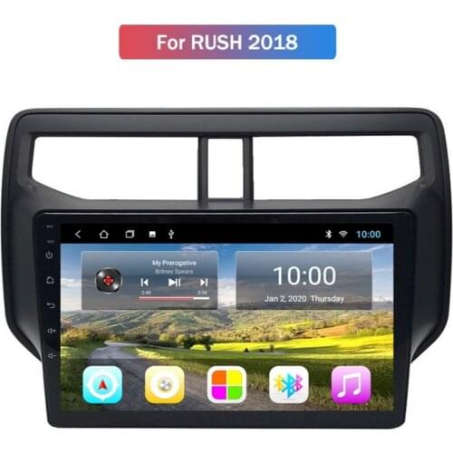 Android 10.0 System Quard Core 2G+32G WIFI HD 1024*600 Car GPS Nagavition For TOYOTA RUSH 2018-/Second Generation Audio Stereo