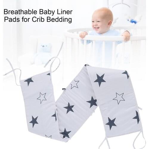 Baby Kindergarten Design Crib Thicker Bumper One-piece Crib Surround Crib Protection Cushion Pillow Newborn Room Decoration