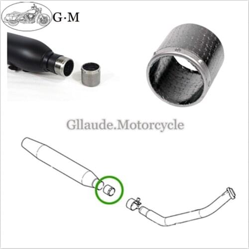 For Harley 17-19 Sportster XL 883 1200 and Softail Models Motorcycle Muffler Exhausts Pipe Connector Silencer Gaskets Seal Ring