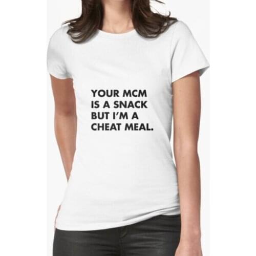 I M A Cheat Meal T-Shirt Print Top