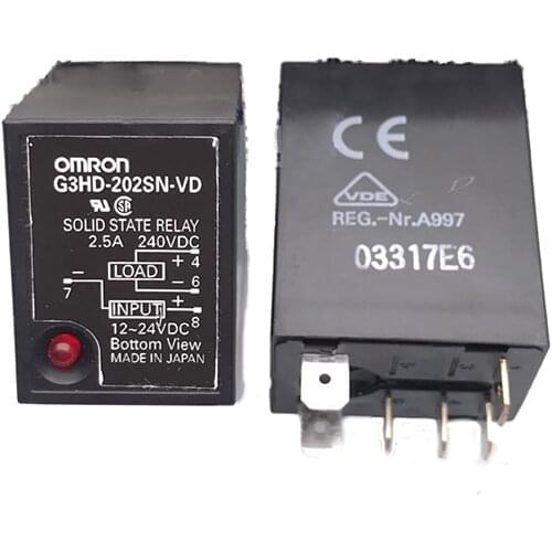 HOT NEW 24V Solid state relay G3HD-202SN-VD G3HD 202SN VD G3HD202SNVD 24VDC DC24V 24V 6PIN