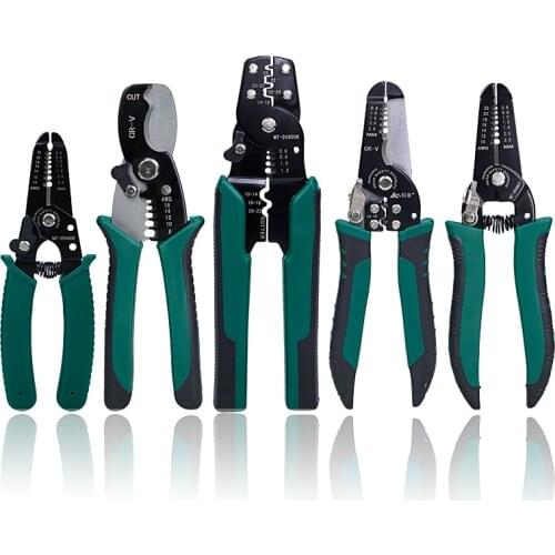 Yalku Cable Wire Stripper Crimping Pliers Crimper Tools Pliers Hand Tools Wire Stripper Multifuction Crimper Pliers Wire