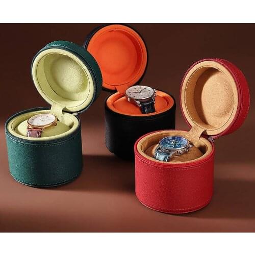 Premium Leather Watch Box Single Watch Storage Box Jewelry Organizer Jewelry Box Bracelet Display Box