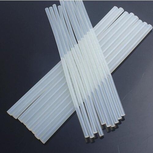 Small hot melt adhesive rod 7MM diameter 26CM length Hot Melt Glue Sticks for 6-7MM 20W 110-240V 20pcs