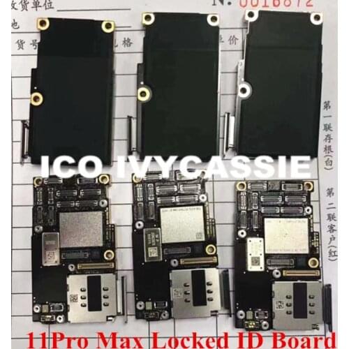 For iPhone 11Pro Max ID Board 64/128/256/512GB Motherboard Mainboard No Touch Logic Board Good Working After Change CPU Baseband