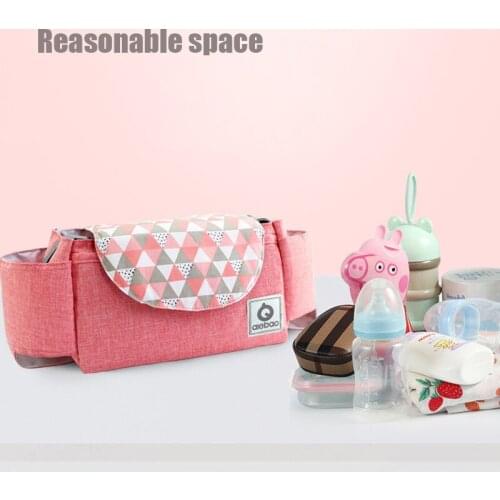 Multifunctional Mommy Handbag Baby Stroller Organizer Bag Baby Diaper Bottle Bag Newborn Nappy Bags Maternity Bag