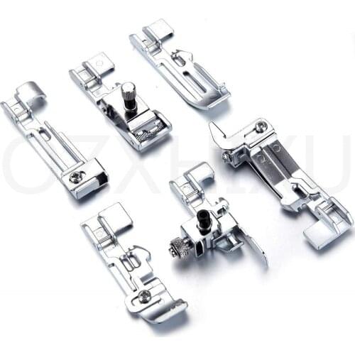 6 pcs Overlock Optional Presser Feet Foot kit for Juki Lock MO-50E MO-51E 5BB5833