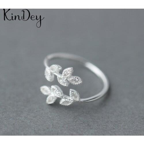 New Fashion Gothic Crystal Leaf Rings For Women Wedding Rings Fashion Boho Jewelry Ladies Accessories