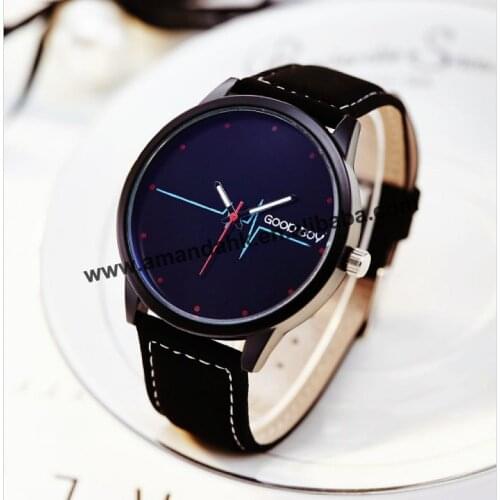 Wholesale New Brand Leather Watch Men Sports Watches Good Boy Quartz Military Casual Wrist Watch Hot Fashion Women Dress Watches